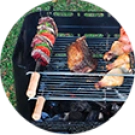 Churrasco ao ar livre