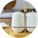 Para decorar e armazenar