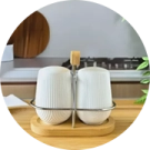 Para decorar e armazenar