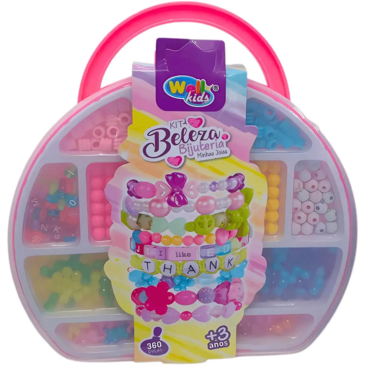 KIT MICANGAS DIY MALETA MY FLOWER 360PCS 18912 WELL KIDS