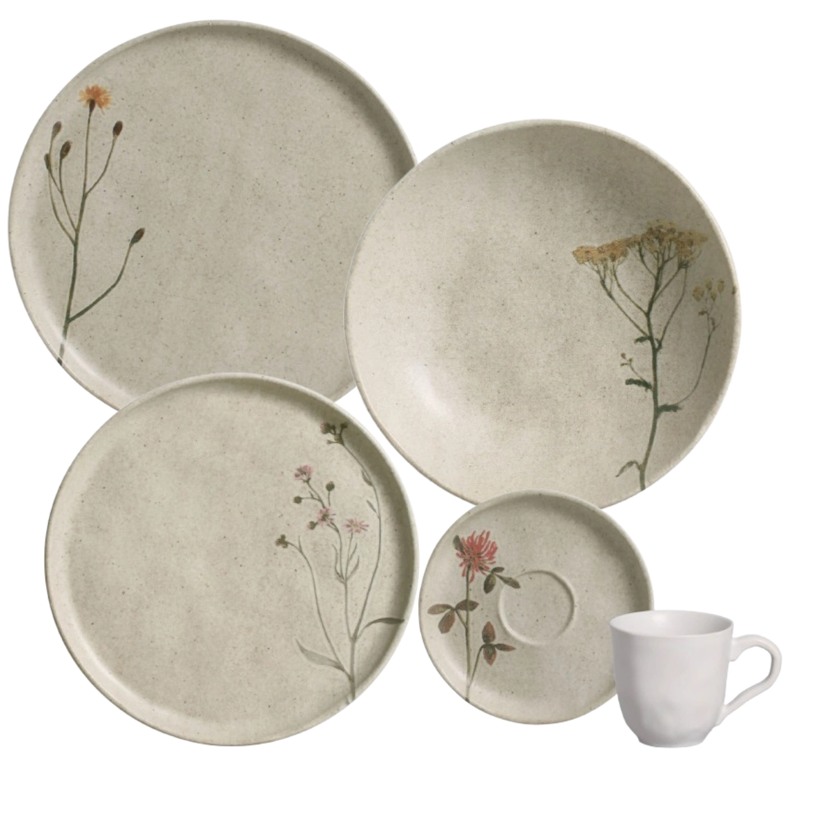 APARELHO JANTAR 30PCS BIO CAMPESTRE PORTO BRASIL