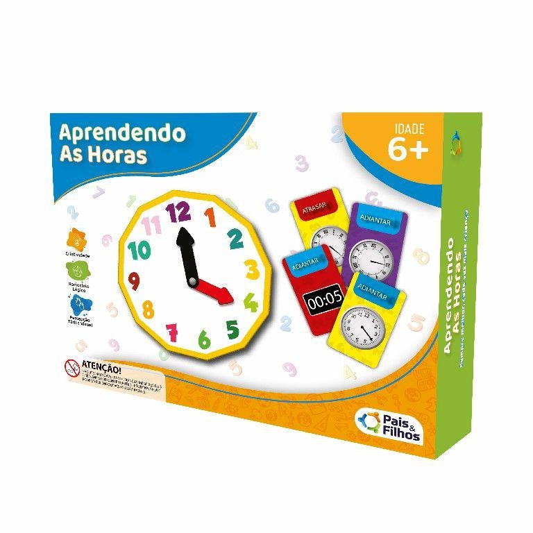 Aprendendo As Horas Super Jogos 2880.1 Pais E Filhos