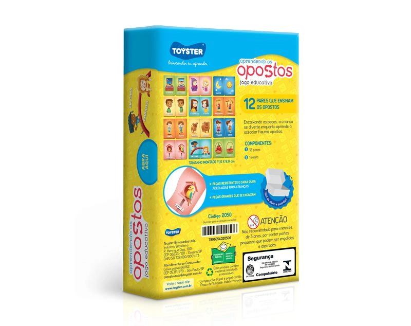 Aprendendo os Opostos Toyster Aprendendo os Opostos Toyster