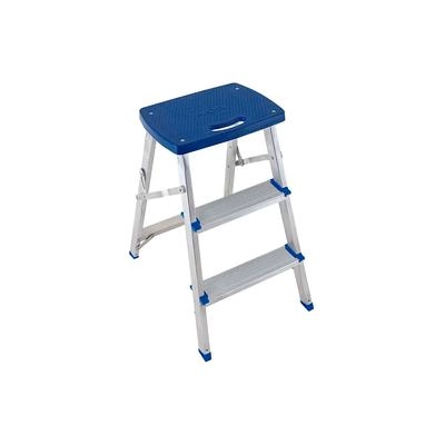 Banqueta Escada 5107 Aluminio 3degraus Mor