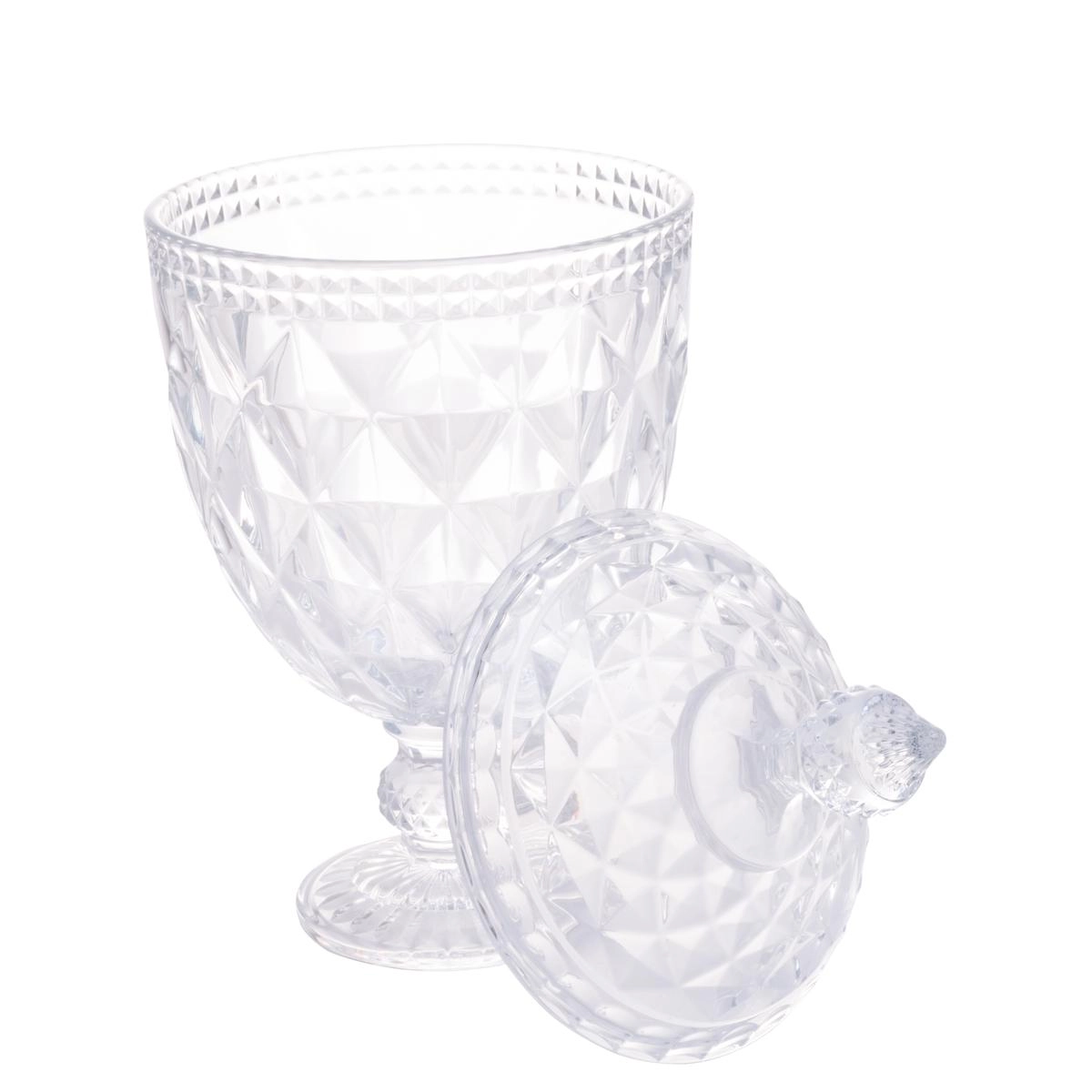 Bomboniere 7770 Diamond C/ Pe Chumbo Cristal 32cm Lyor Design