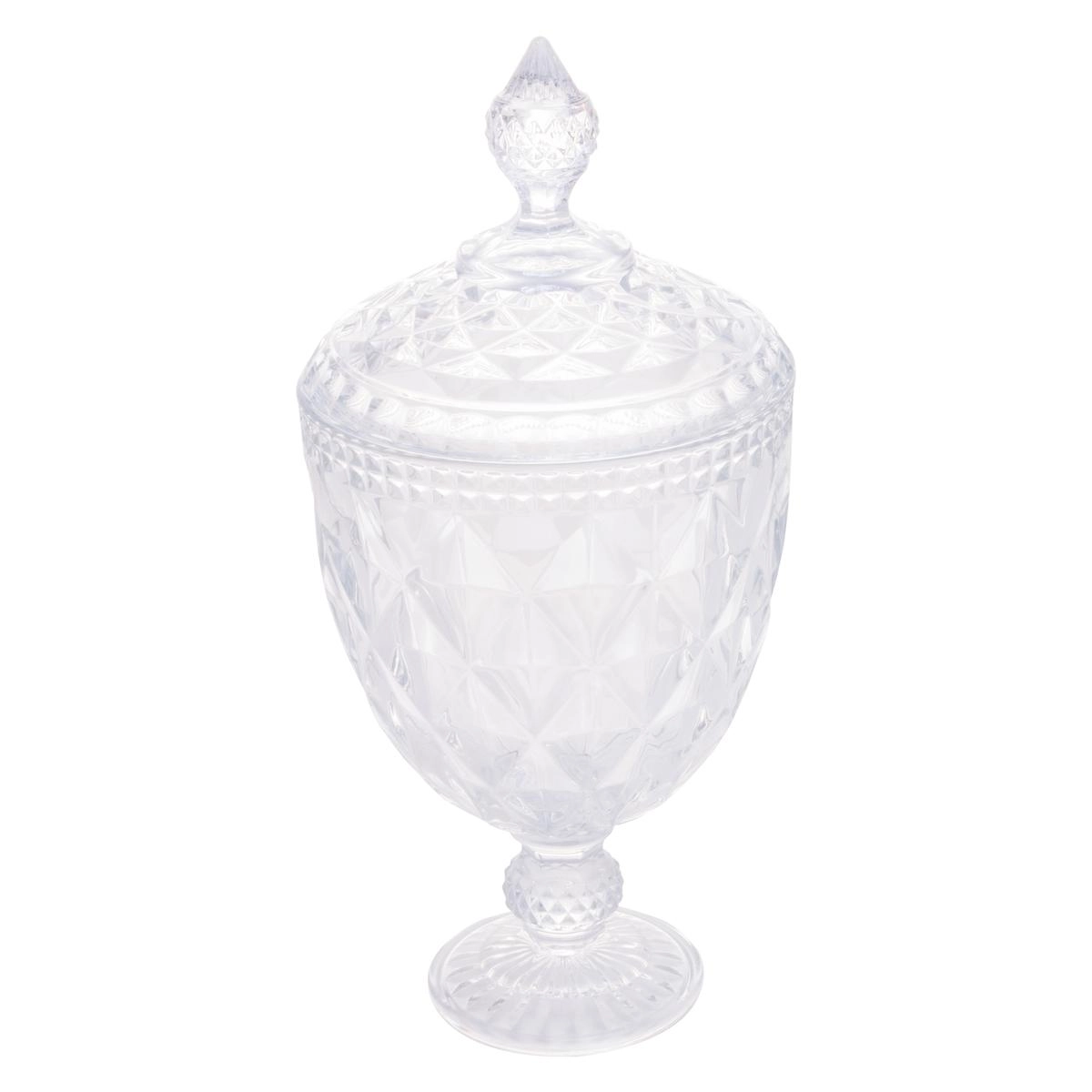 Bomboniere 7770 Diamond C/ Pe Chumbo Cristal 32cm Lyor Design