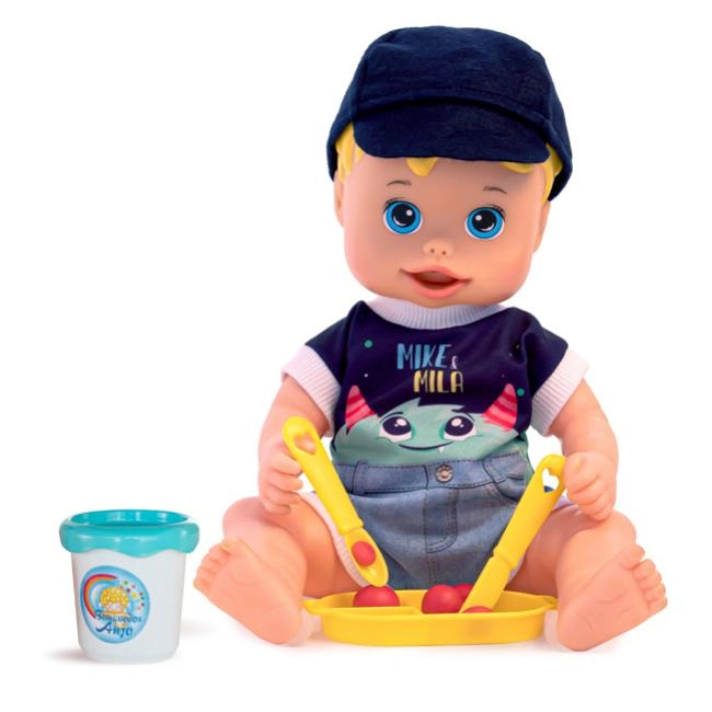 Boneco Mike Come e Faz Caquinha Anjo Brinquedos