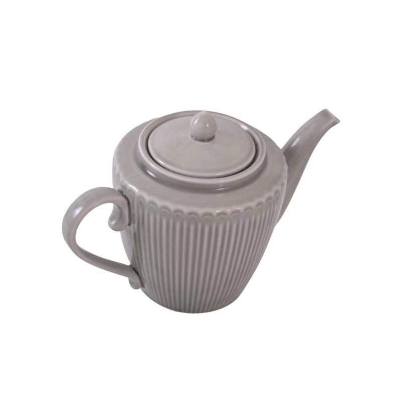 Bule Noemi 950ml Porcelana Mai Home- Cinza Bule Noemi 950ml Porcelana Mai Home- Cinza