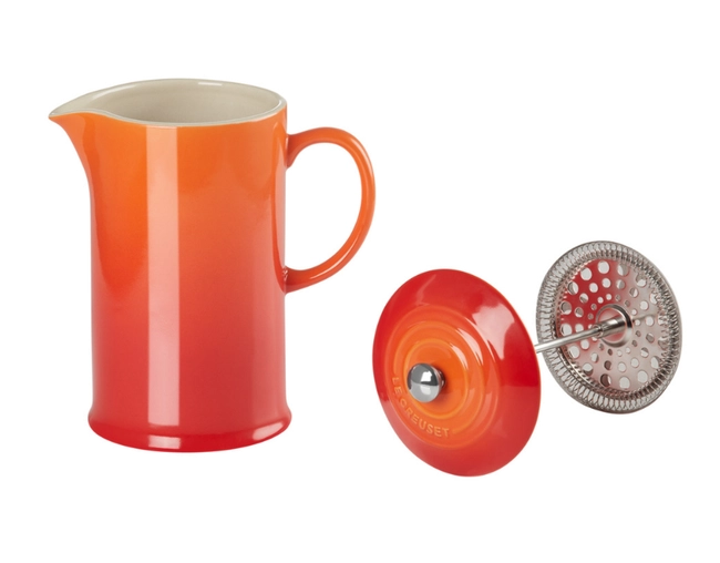 CAFETEIRA FRANCESA 02191105090 1LT LARANJA LE CREUSET CAFETEIRA FRANCESA 02191105090 1LT LARANJA LE CREUSET