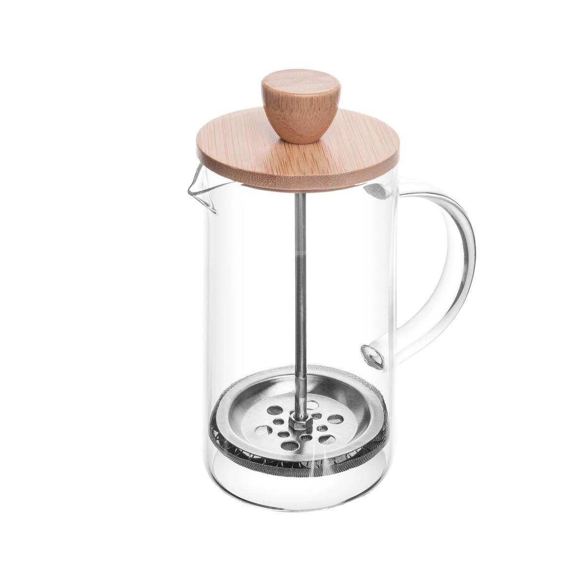 Cafeteira Francesa Vidro Borossilicato Tp Bambu 400ml Rojemac