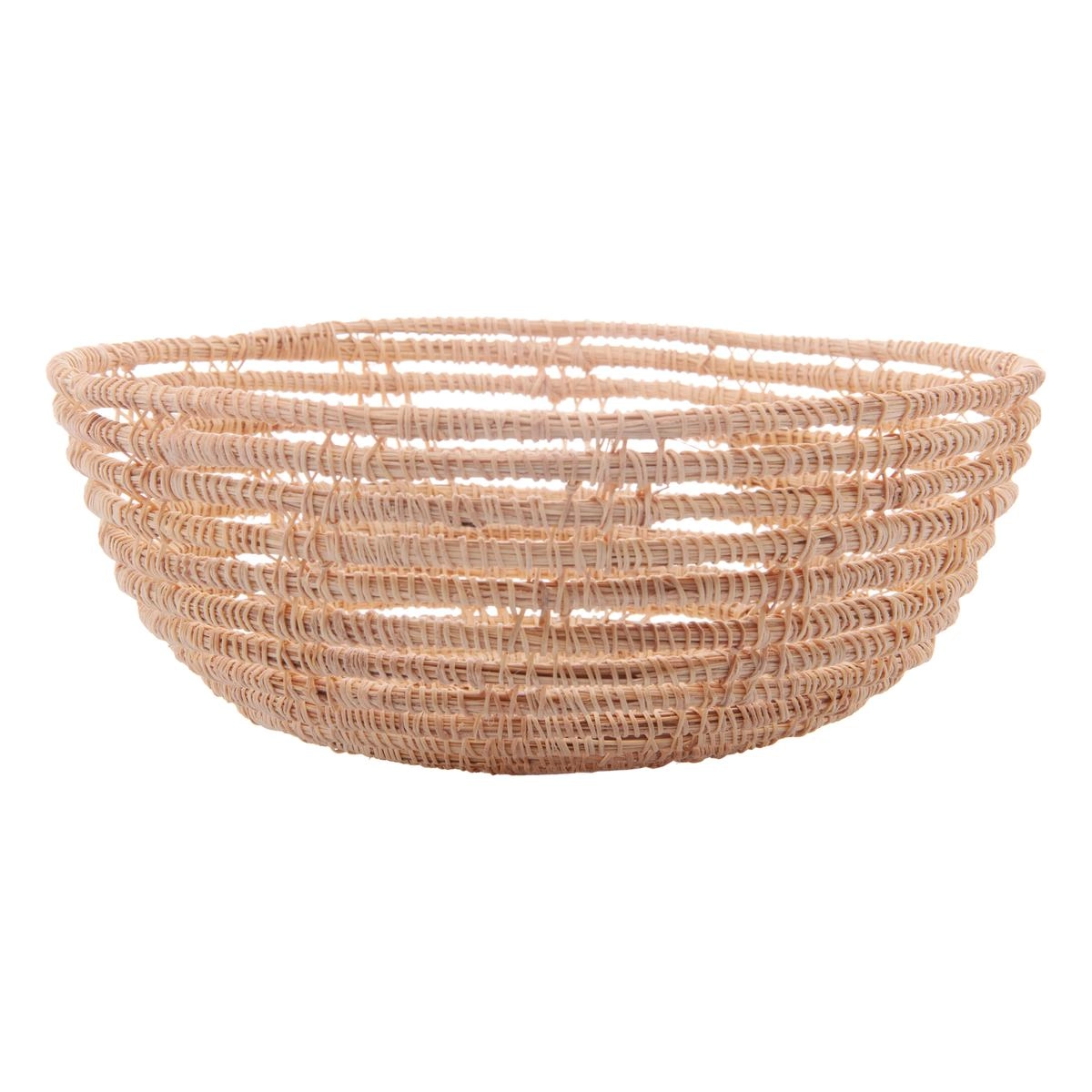 Conj 3 Cestas Redonda 5478 Palm Fibra Natural Lyor Design