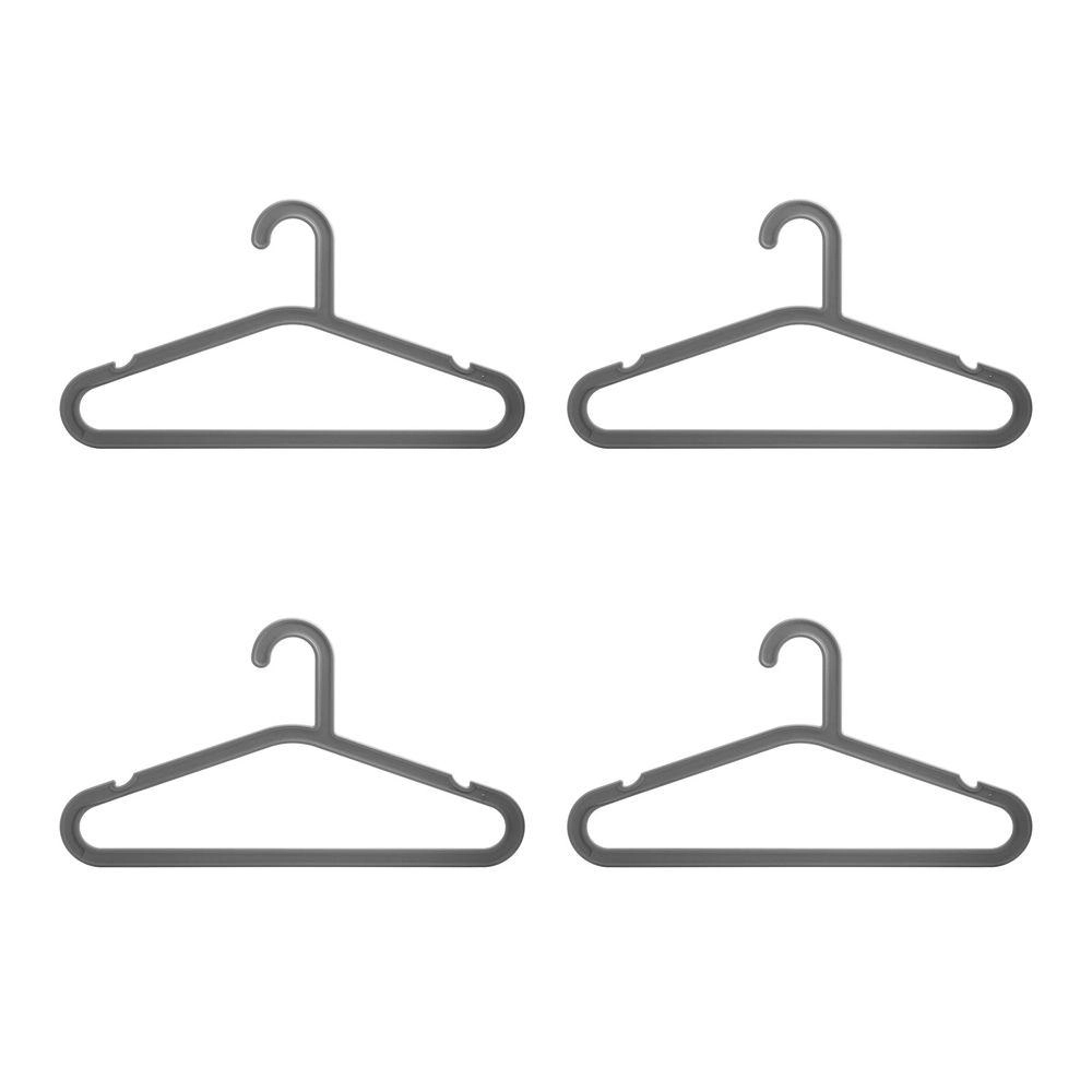 Conj 4 Cabides Light Fechado Martiplast Ou- Chumbo Conj 4 Cabides Light Fechado Martiplast Ou- Chumbo