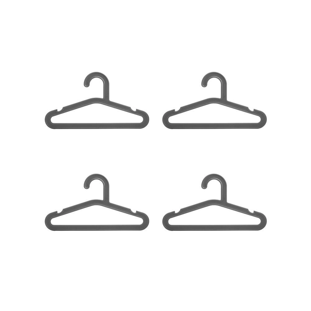 Conj 4 Mini Cabides Light Fechado Martiplast Ou- Chumbo Conj 4 Mini Cabides Light Fechado Martiplast Ou- Chumbo