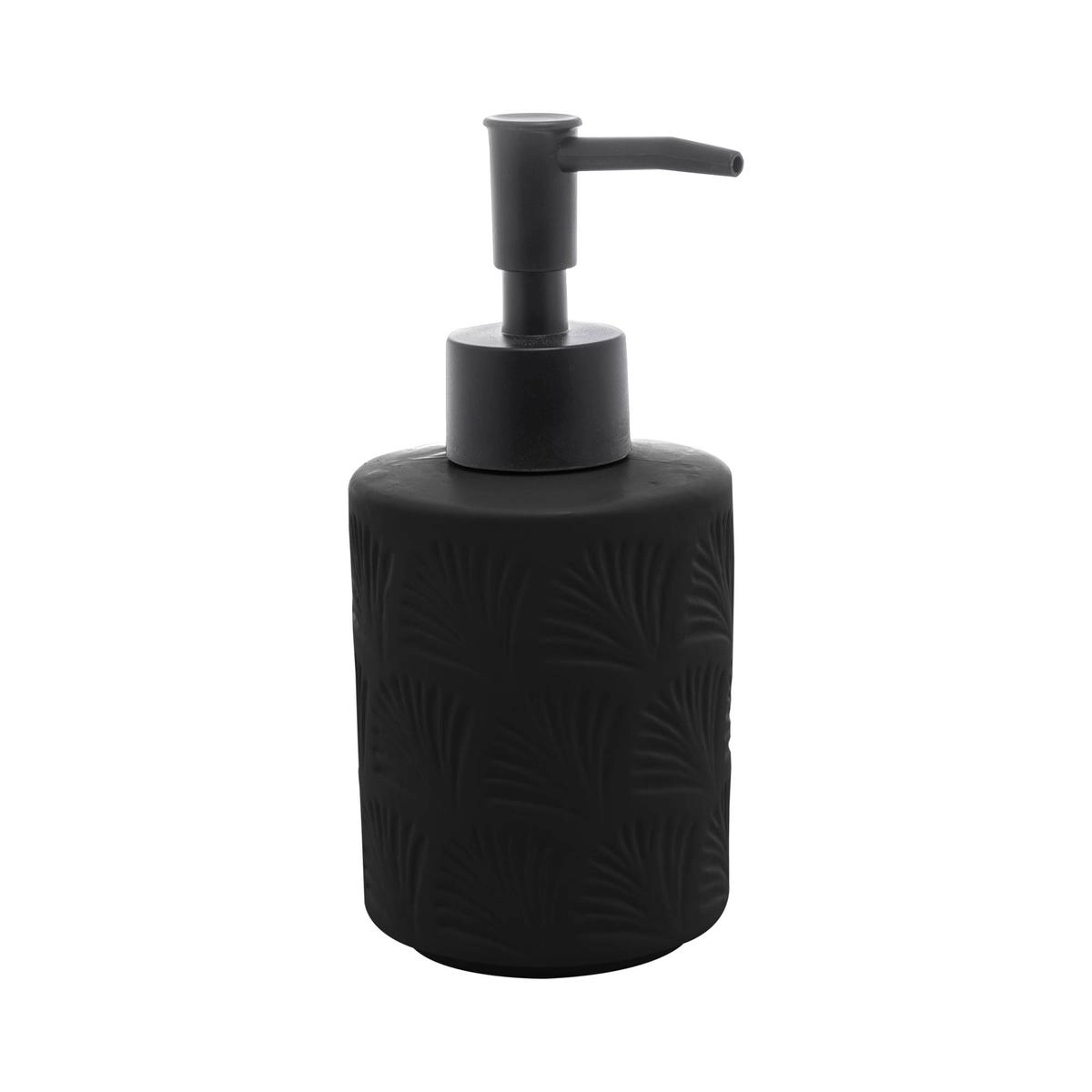 Conj Banheiro Leaf 2pcs Ceramica Rojemac- Preto 