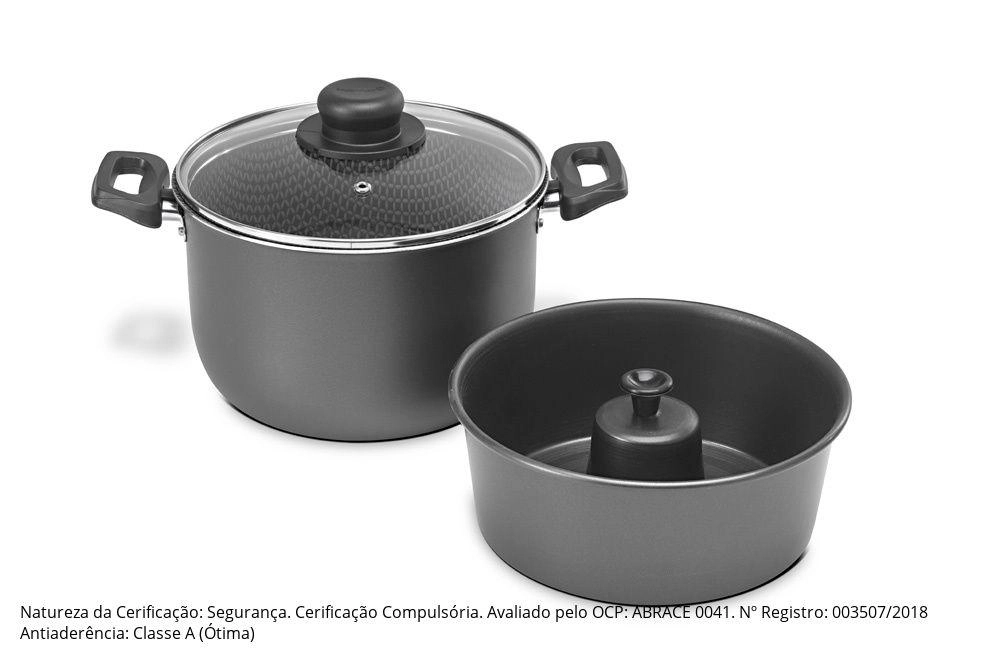 Conj Banho-Maria 24cm Multiflon Conj Banho-Maria 24cm Multiflon