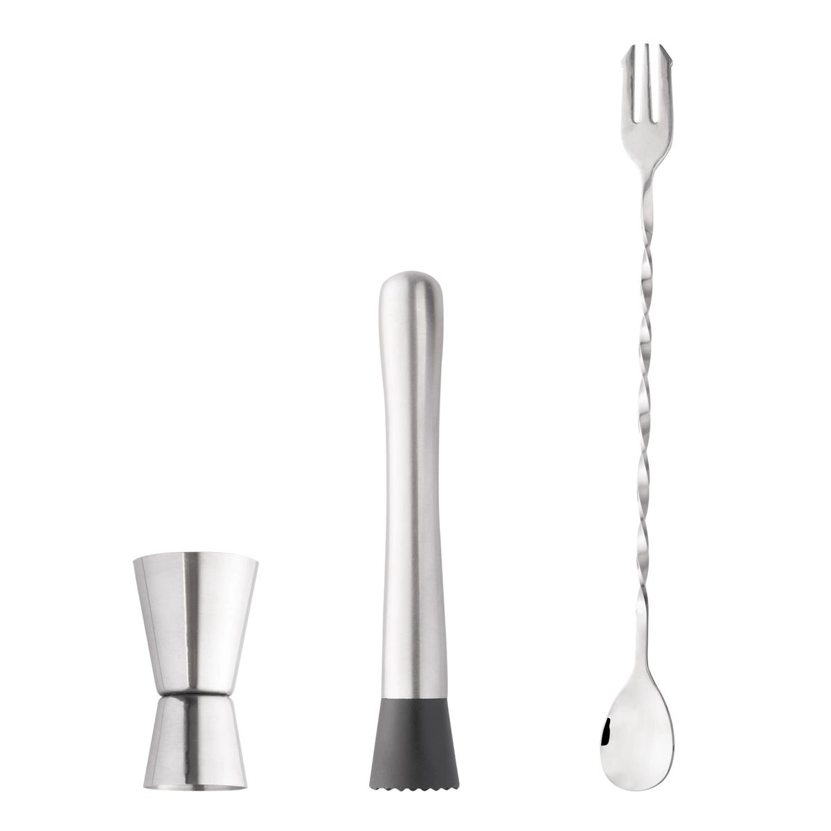 Conj Caipirinha 3pcs Inox Rojemac