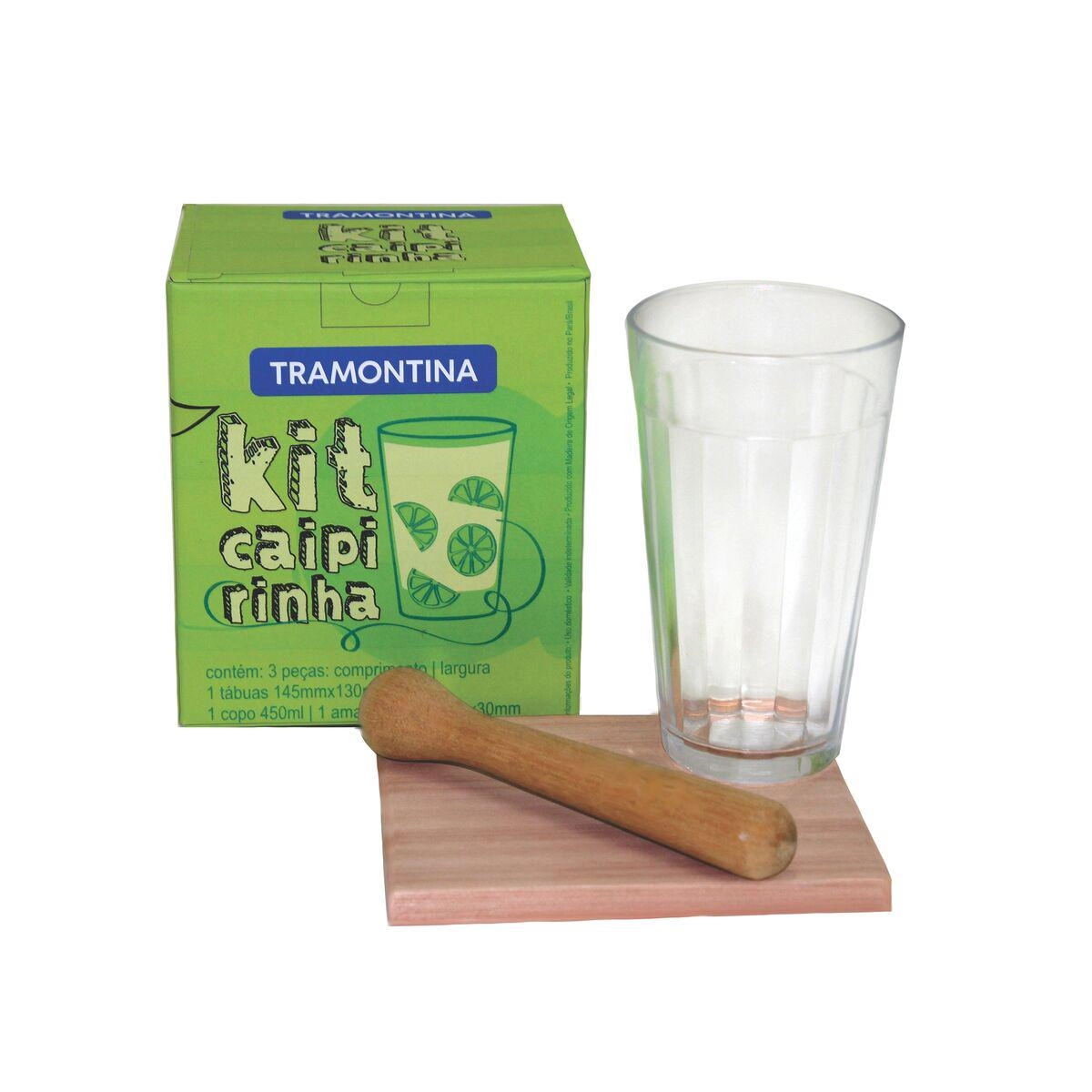 Conj Caipirinha 3pcs Tramontina