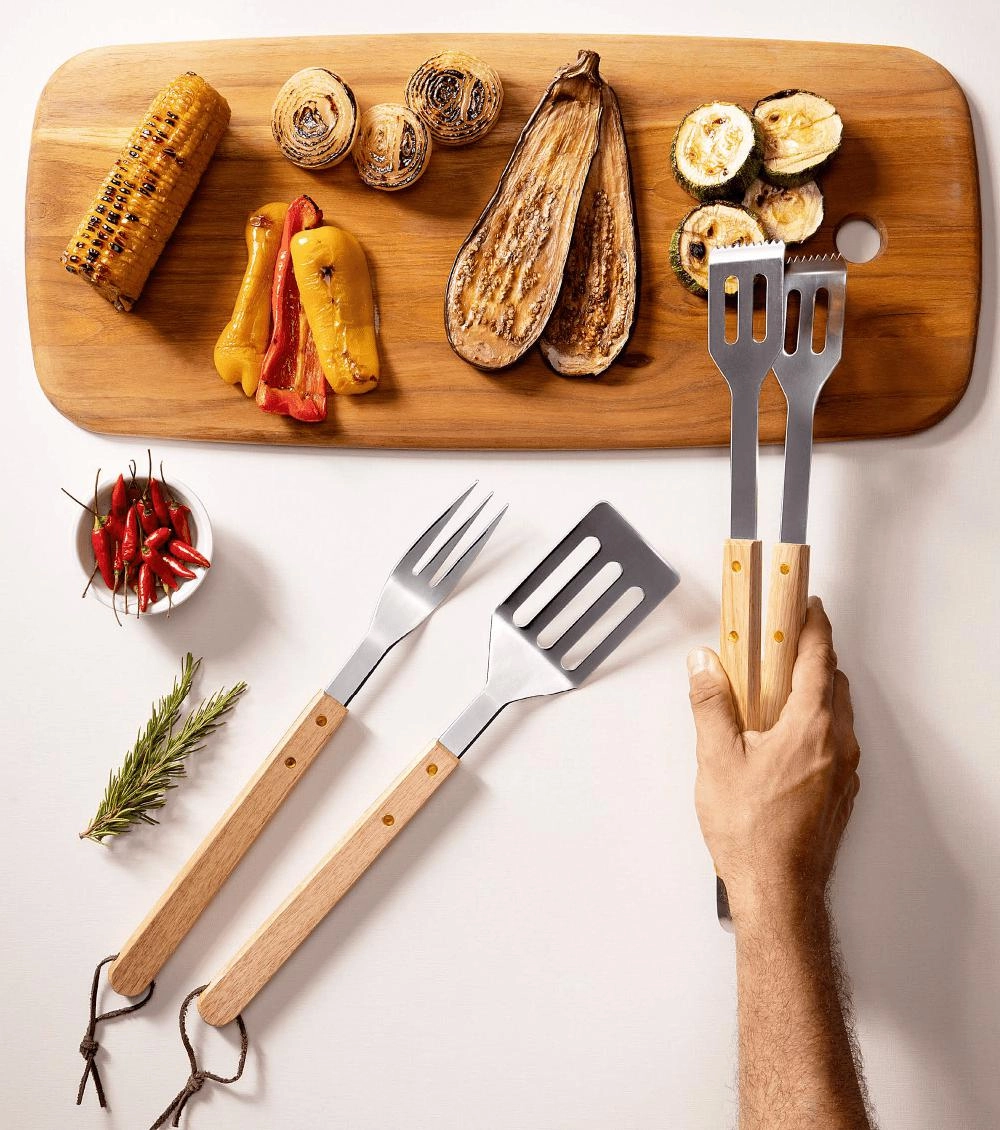 CONJ CHURRASCO 2555/100 3PCS BRINOX