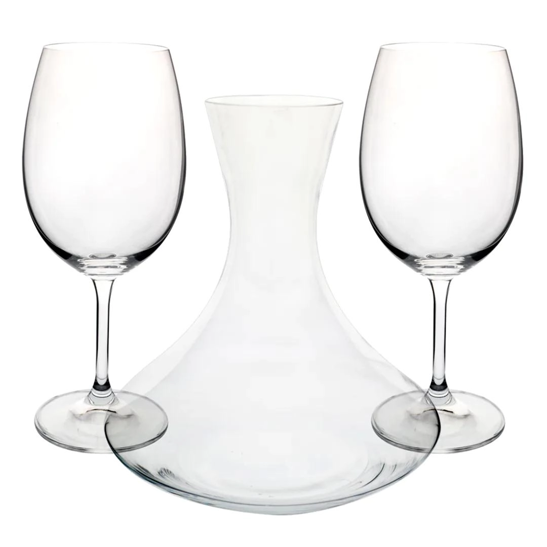Conj Decanter/2 Tacas Forum Cristal 1,5lts/450ml Fullfit