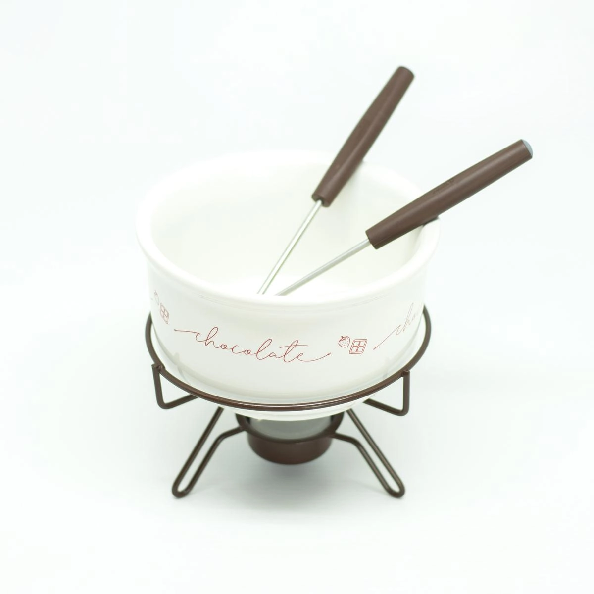 CONJ FONDUE 1975 CHOCOLATE 5PCS FORMA CONJ FONDUE 1975 CHOCOLATE 5PCS FORMA