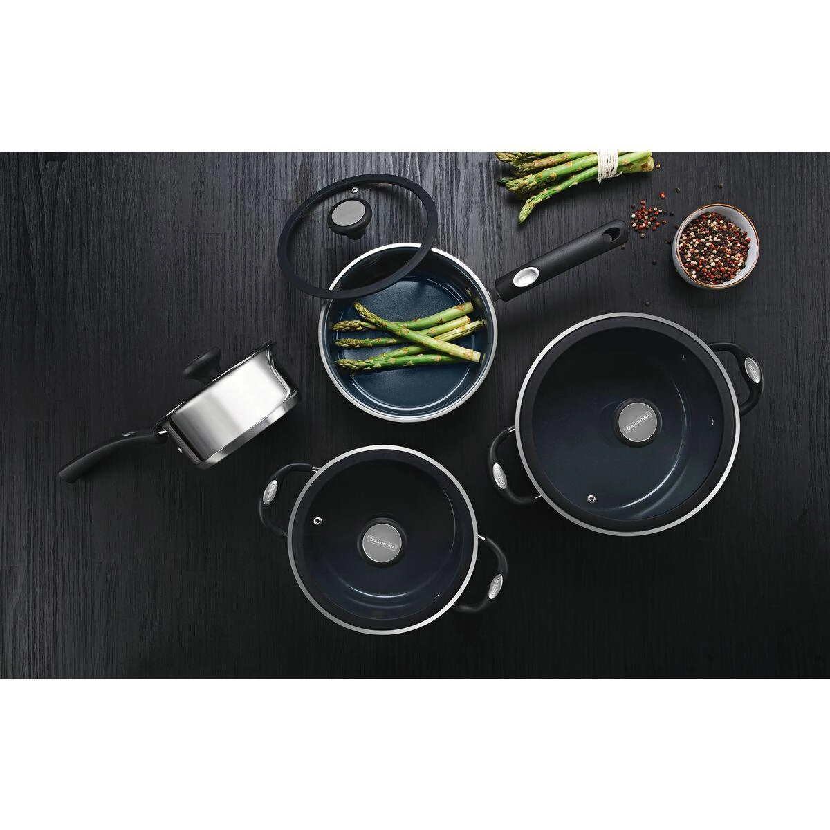 CONJ PANELAS 65120/026 SOLAR CERAMIC 4PCS INOX REVESTIMENTO CERAMICO TRAMONTINA CONJ PANELAS 65120/026 SOLAR CERAMIC 4PCS INOX REVESTIMENTO CERAMICO TRAMONTINA