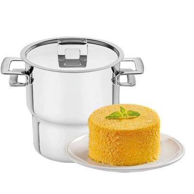 Cuscuzeira Brava 14cm 2,1Lts Inox Tramontina Cuscuzeira Brava 14cm 2,1Lts Inox Tramontina