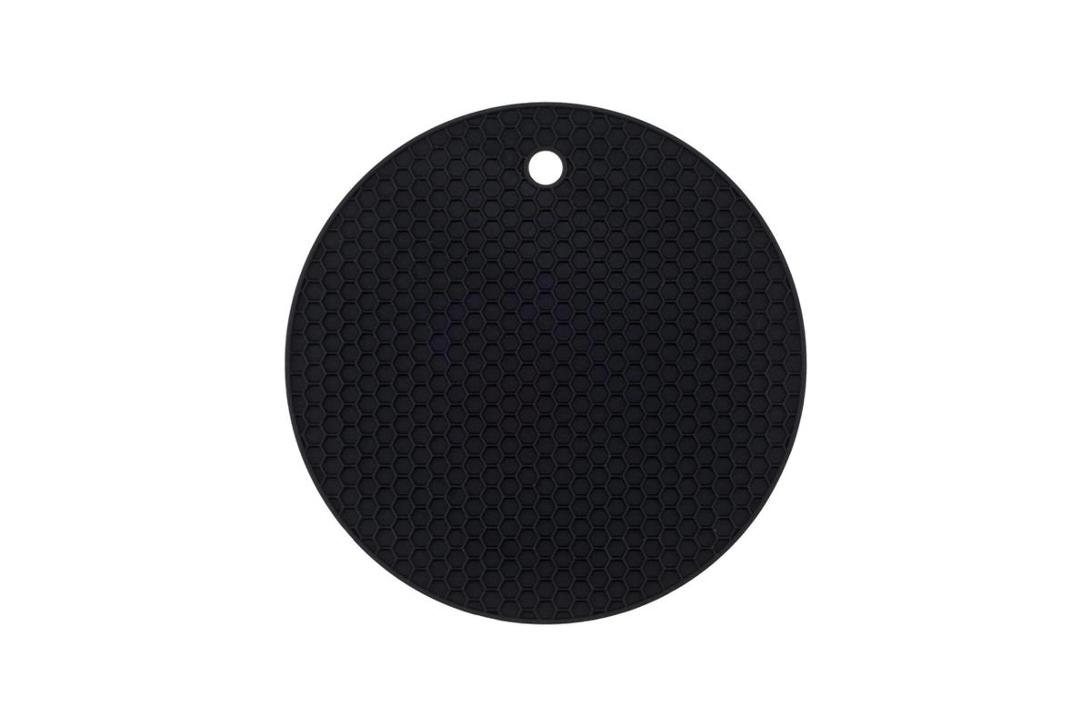 Descanso de Panela Redondo Silicone Weck - Preto 