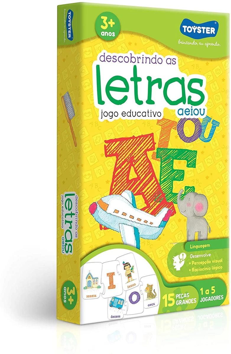 Descobrindo As Letras A E I O U 2033 Toyster