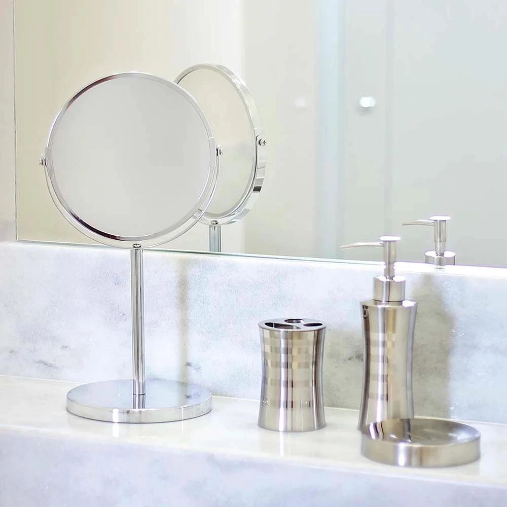 ESPELHO DUPLA FACE 8481 AUMENTO MOR