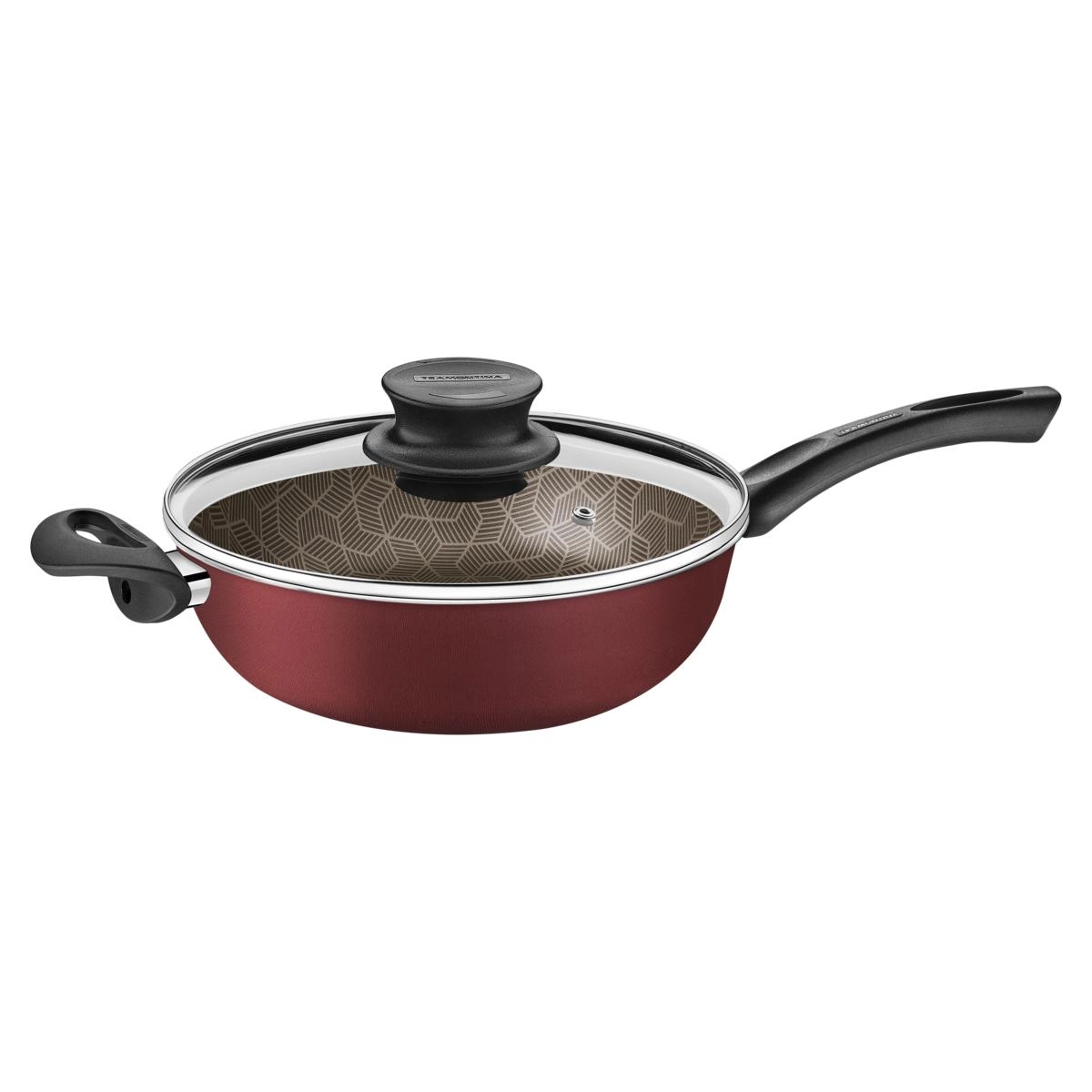 FRITADEIRA MULTIUSO 28518/724 PARIS 24CM 2,8LTS VERMELHO TRAMONTINA