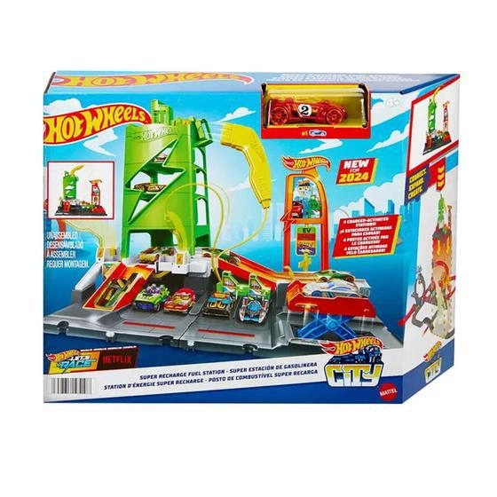 Hot Wheels City Pista Super Posto Gasolina Mattel