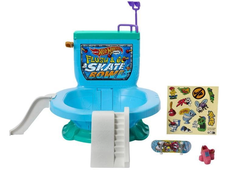 Hot Wheels Skate De Dedo Set Bowl Mattel
