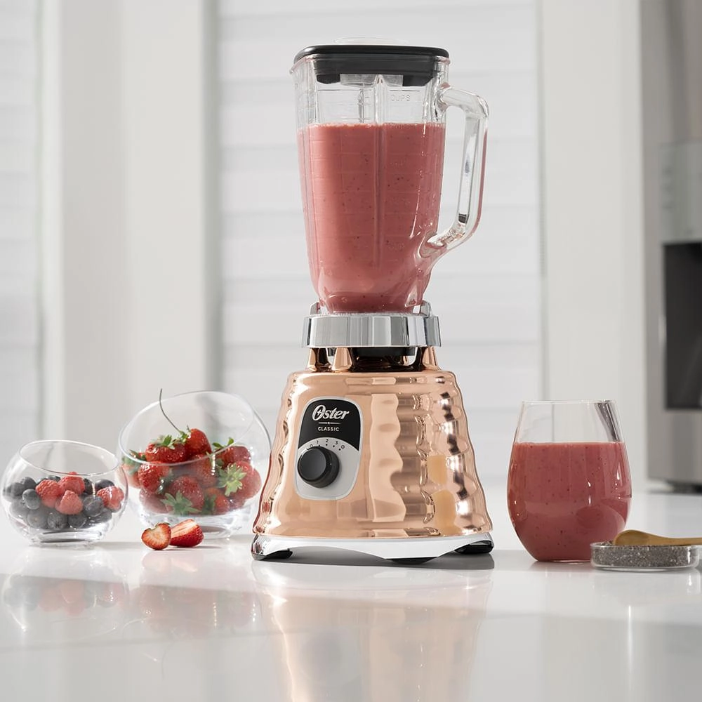 LIQUIDIFICADOR BLST4128-057 NEW BEEHIVE COBRE 220V OSTER LIQUIDIFICADOR BLST4128-057 NEW BEEHIVE COBRE 220V OSTER