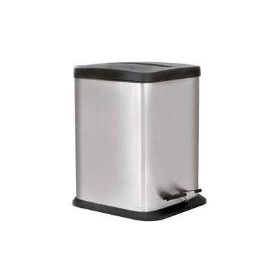 Lixeira Jaspe 6 Litros Inox Mor 