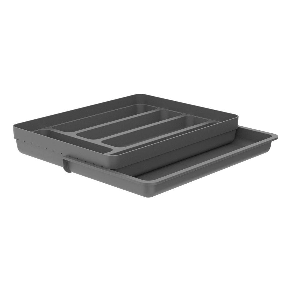 Organizador Talheres C/ Extensor Logic Martiplast Ou- Chumbo