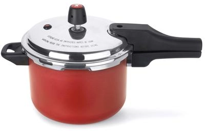 Panela de Pressão Quartzo 4,5 Litros Multiflon - Vermelho