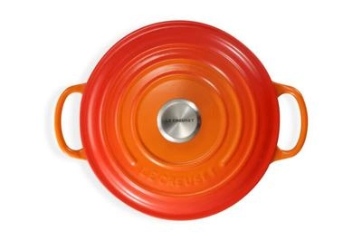 PANELA REDONDA 24CM SIGNATURE LARANJA 21177240902430 4,2L LE CREUSET PANELA REDONDA 24CM SIGNATURE LARANJA 21177240902430 4,2L LE CREUSET