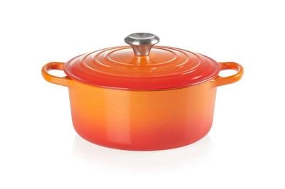 PANELA REDONDA 24CM SIGNATURE LARANJA 21177240902430 4,2L LE CREUSET