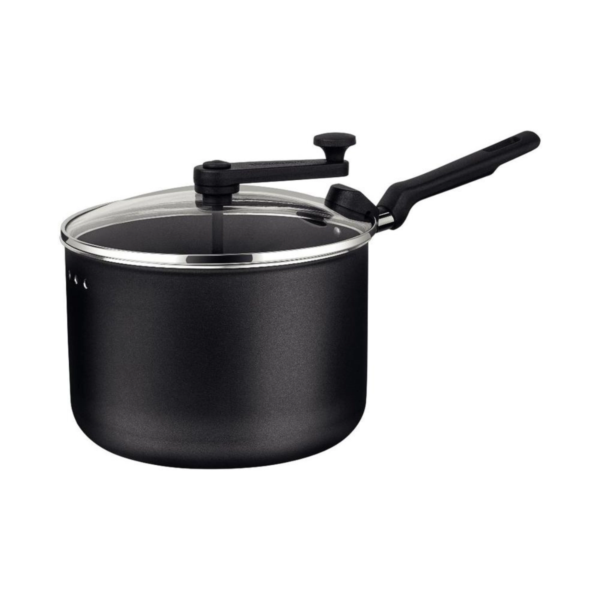 PIPOQUEIRA 20387/020 LORETO GRAFITE 3,5LTS 20CM TAMPA VIDRO TRAMONTINA