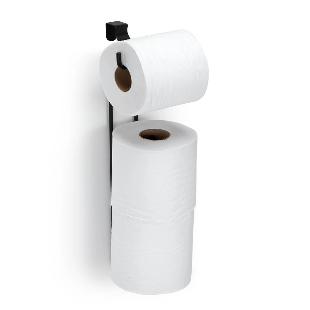 Porta Papel Higiênico Triplo para Caixa Acoplada Black Arthi - Preto Porta Papel Higiênico Triplo para Caixa Acoplada Black Arthi - Preto