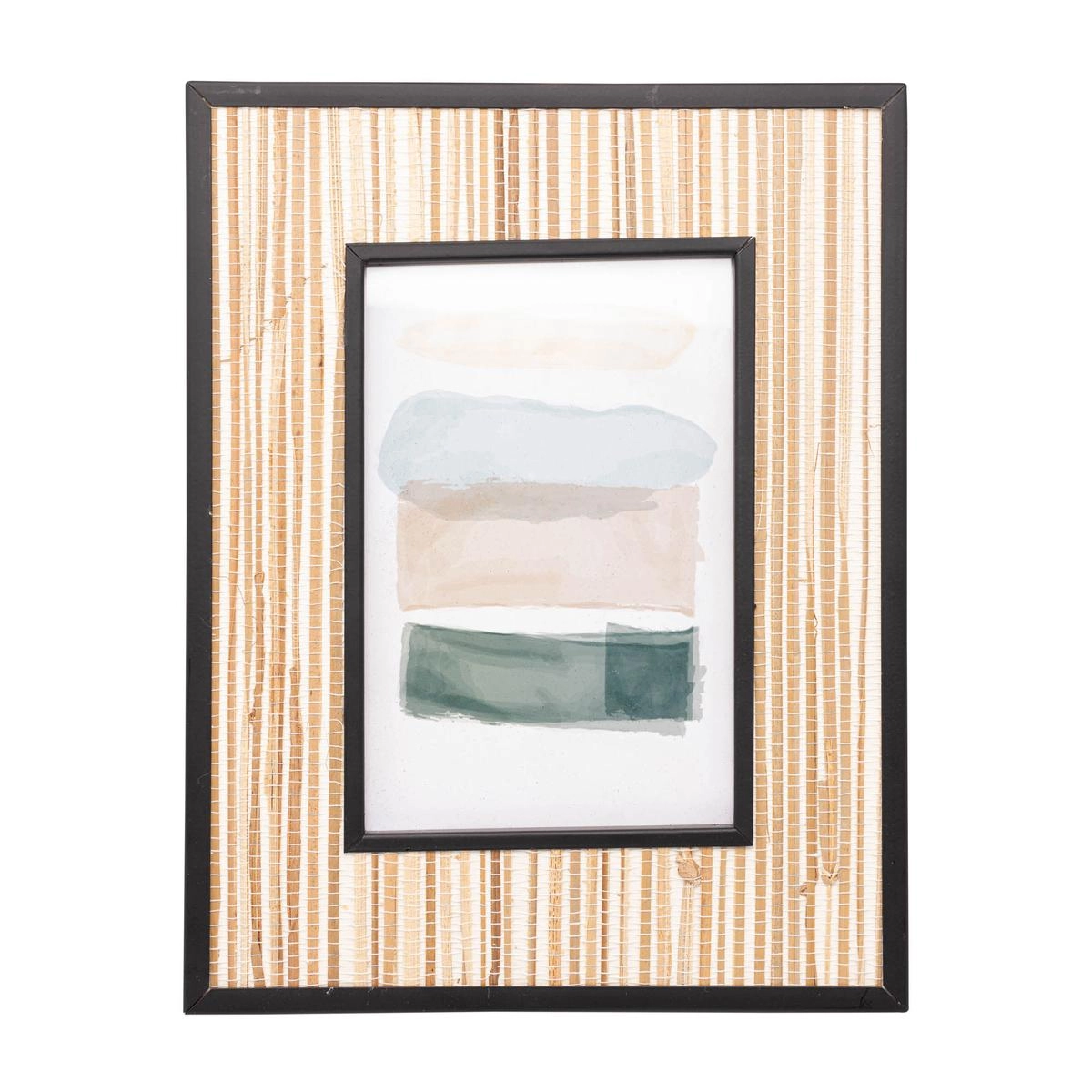 Porta Retrato 10x15 Metal C/ Palha Lyor Design - Preto Porta Retrato 10x15 Metal C/ Palha Lyor Design - Preto