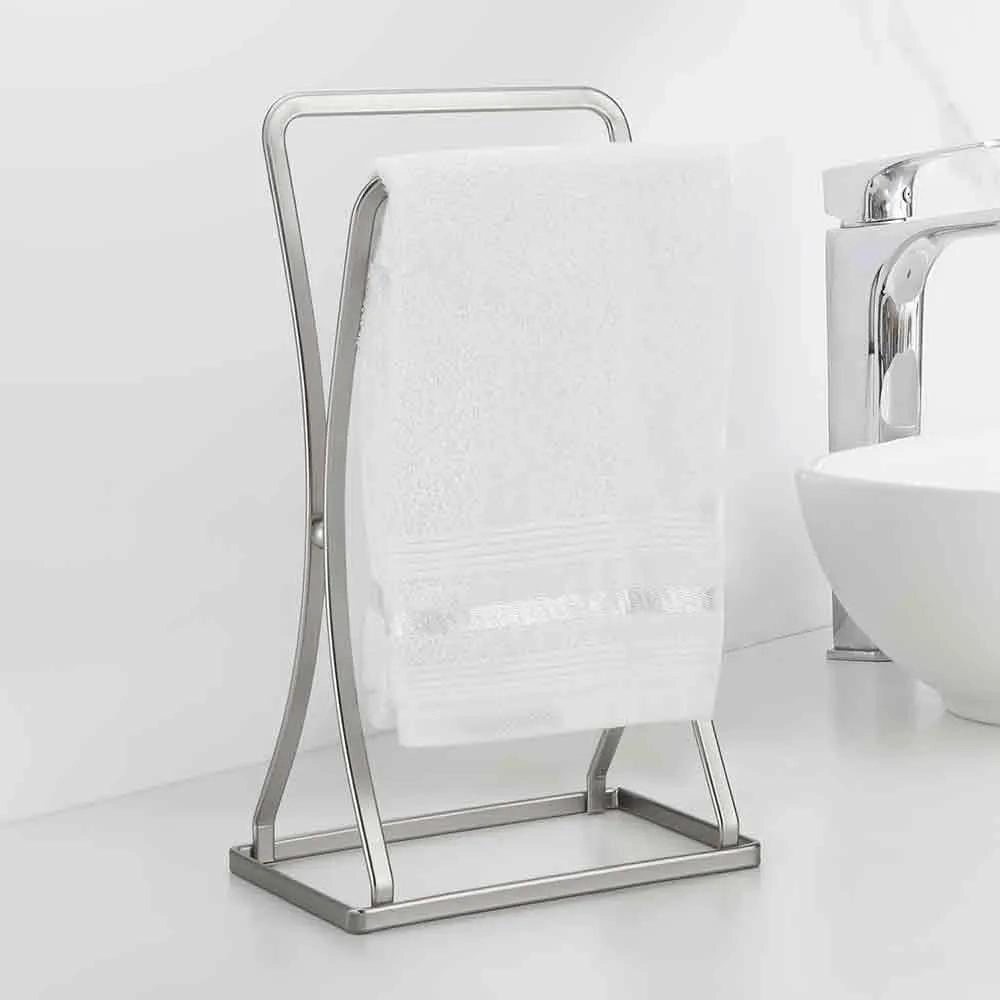 PORTA TOALHA LAVABO 3359 PIATINA CROMADO FOSCO ARTHI