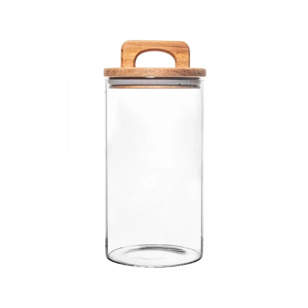 Pote Mantimentos Vidro 1,25lts Tampa Acacia Rojemac Pote Mantimentos Vidro 1,25lts Tampa Acacia Rojemac