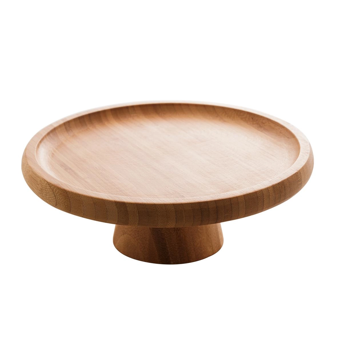 Prato Bolo C/ Pe Bambu Verona 20x7cm Lyor Design