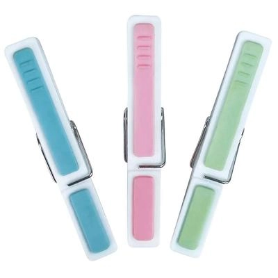 Prendedores Roupa 12pcs 6063 Emborrachado Fashion Mor