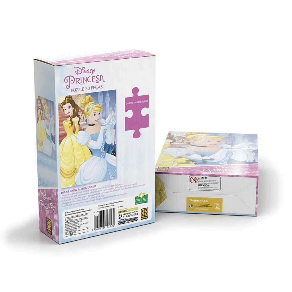 Quebra-Cabeça 30 Peças Princesas Grow Quebra-Cabeça 30 Peças Princesas Grow