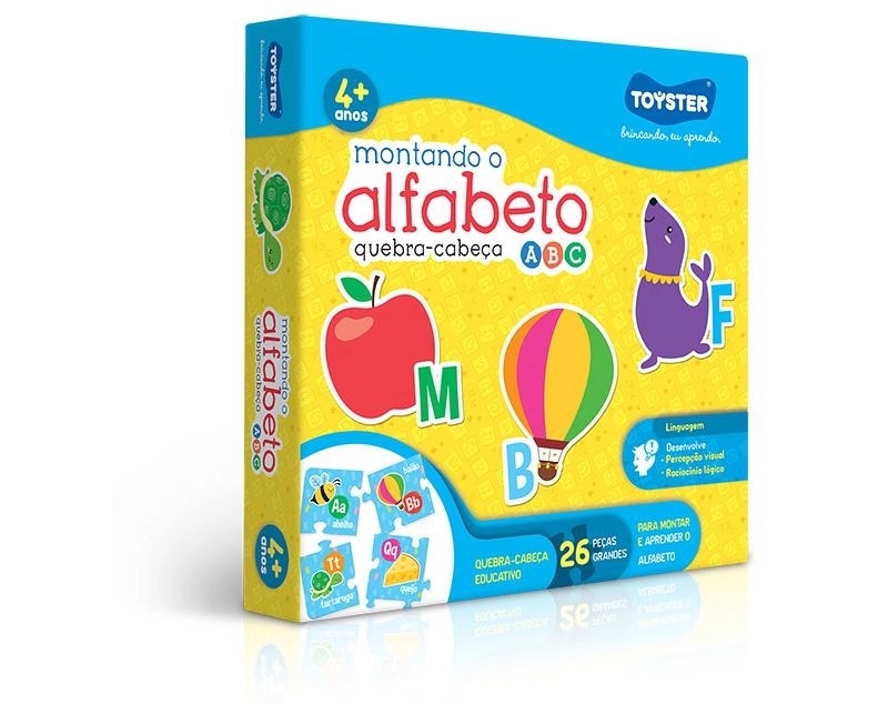 Quebra-Cabeça Montando o Alfabeto Toyster