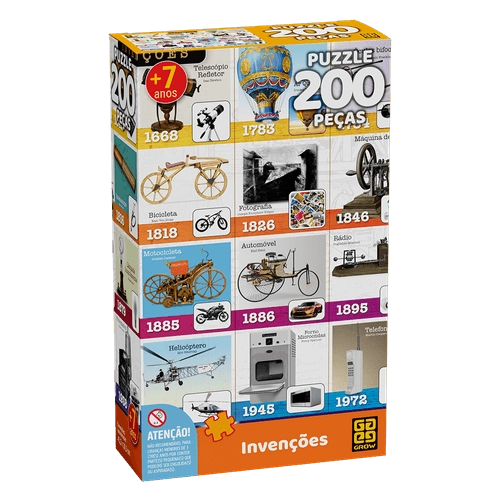 Quebra Cabeca P200 Invencoes Grow