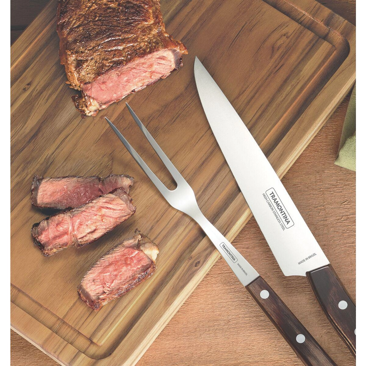 Tábua Corte Retangular 33 x 20 x 1,8 cm Madeira Tramontina