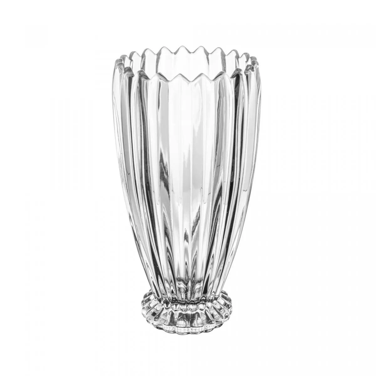 VASO 61644 GENEVA 27,5CM CRISTAL CHUMBO ROJEMAC